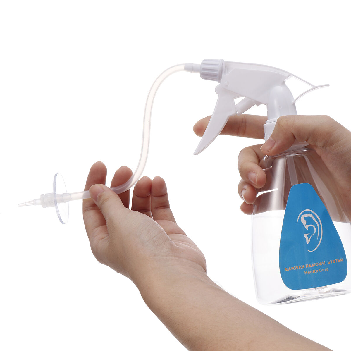 Slimerence Earwax Remover Hulpmiddelen Kit voor gevoelige oren Volwassenen en kinderen Inclusief wasbakje Fles Rubberen lamp Spuit 4 Wegwerpuiteinden Borstel