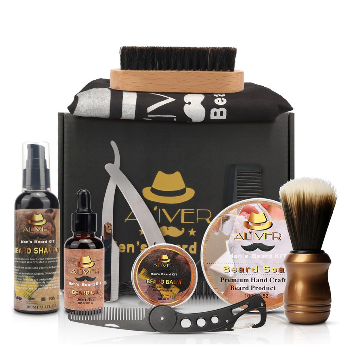 naturenics beard grooming kit