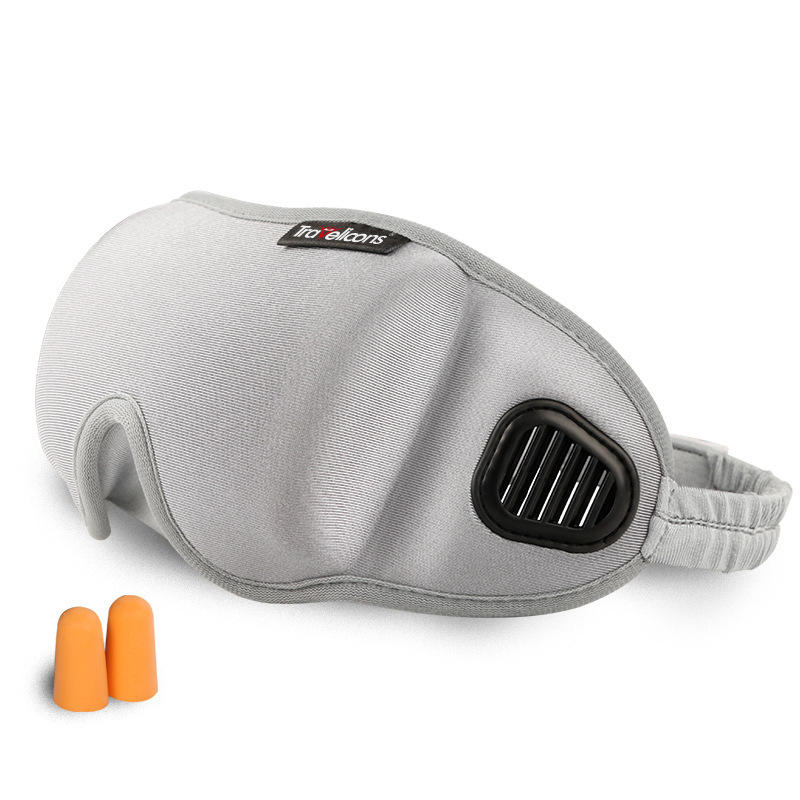 

3D Eye Mask Comfort Breathable Unisex Sleep Rest Sleeping Blindfold Portable Camping Travel Eye Patch With Earplug