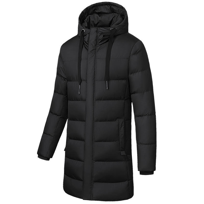 TENGOO Intelligent Temperature Control Jacket Long Section USB Rechargeable Waterproof Windproof Winter Coats
