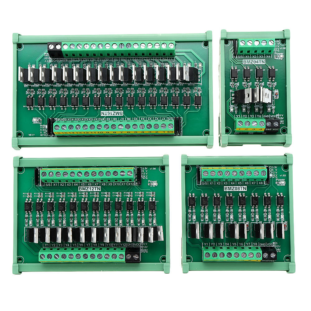 IO Card PLC Signal Amplifier Board PNP to NPN Mutual Input Optocoupler