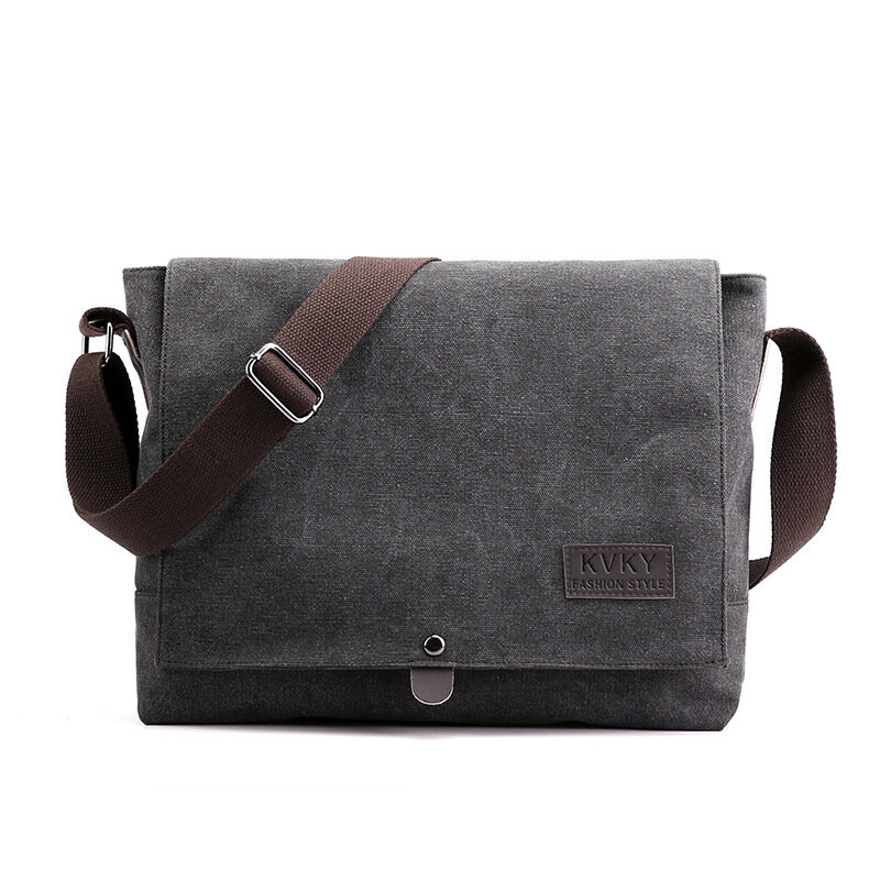 KVKY Bolsa de ombro para homens para viagens ao ar livre, bolsa transversal para laptop de 13,3 polegadas