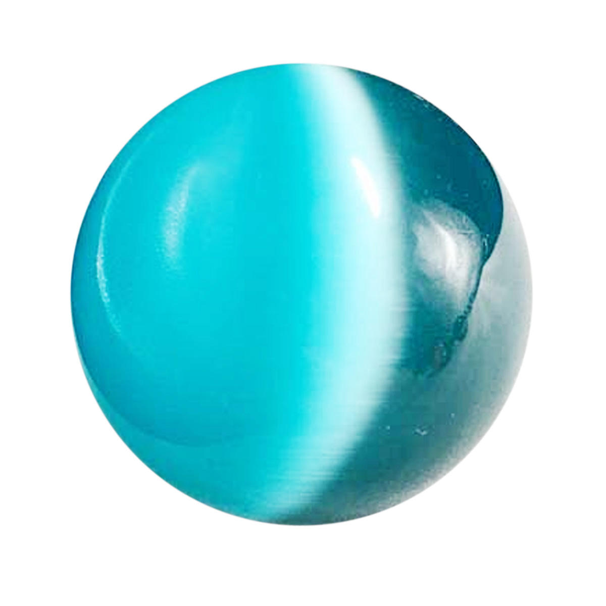 

40 мм синий кошачий глаз опал природный кварцевый кристалл ручной лечебный камень шар сфера украшения