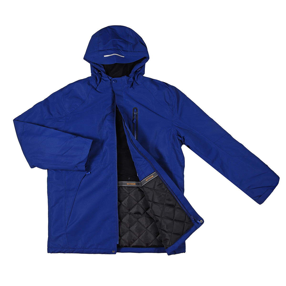 Man Elektrische jas Intelligente verwarming Kleedt USB Winter Hooded Waterdichte werkjassen