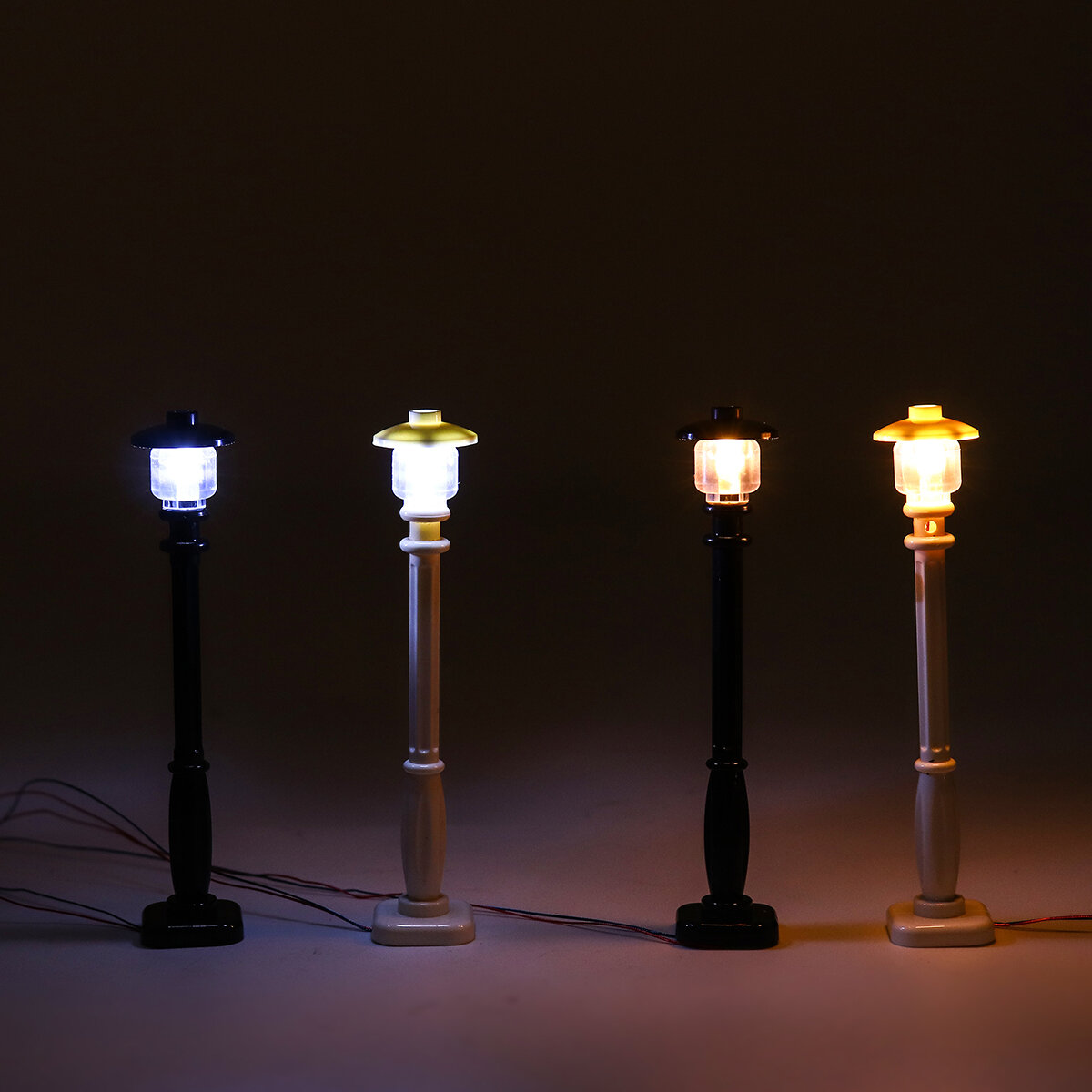 Universele DIY LED-lamp Lantaarnpaal voor Lego Street Building Shop Model