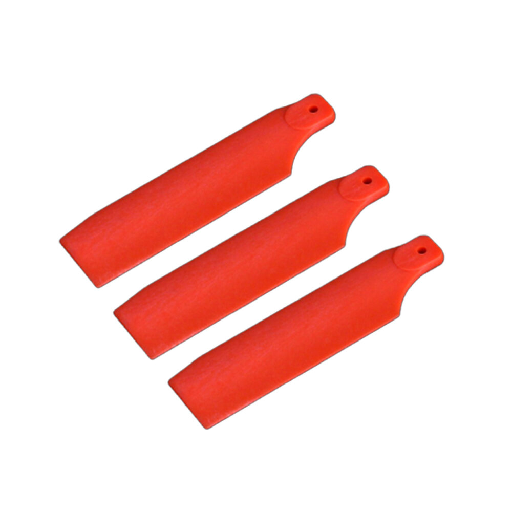 3PCS JDHMBD 62mm Tail Blade For 450 Class RC Helicopter