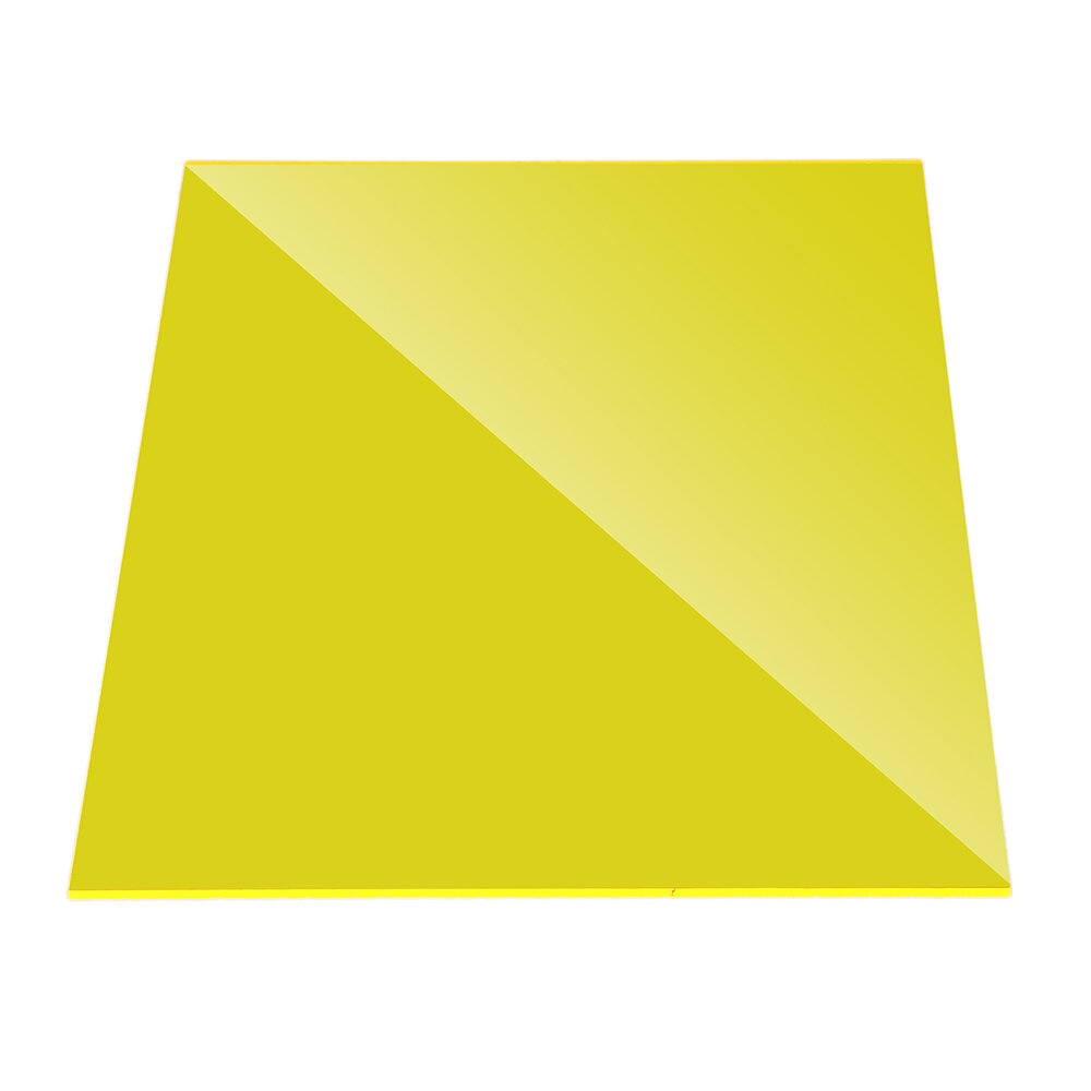 200x300mm Yellow PMMA Acrylic Transparent Sheet Acrylic Plate Perspex Gloss Board Cut Panel