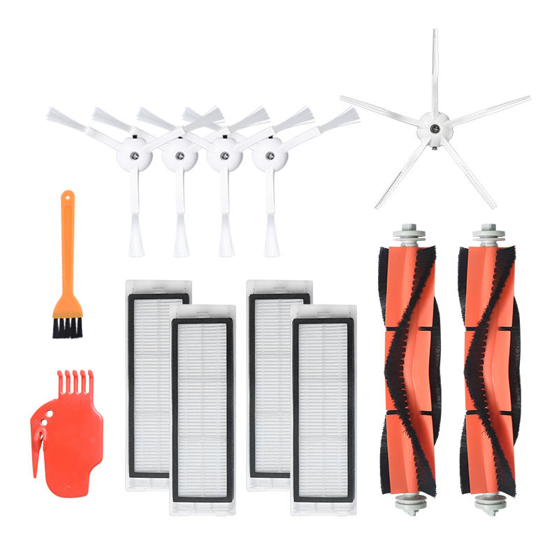 

13pcs Replacements for XIAOMI Roborock S6 S5 E35 E2 Vacuum Cleaner Parts Accessories 1*5-arm Side brushes 4*3-arm Side b