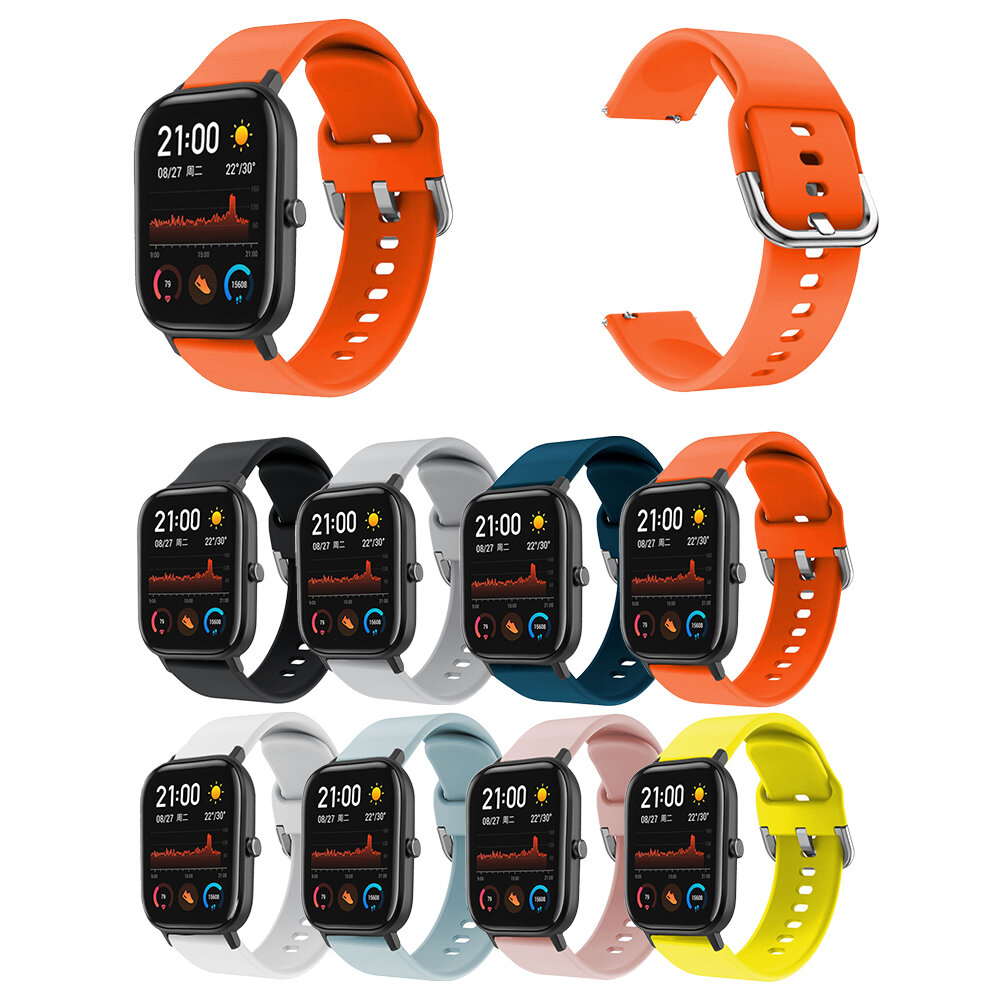 

Bakeey Colorful 20MM Silicone Watch Band for Amazfit GTS Smart Watch