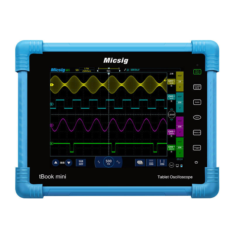 Micsig TO1102 Digitale Tablet Oscilloscoop 100MHz 2CH 28Mpts Automotive Diagnostische Touchscreen Di