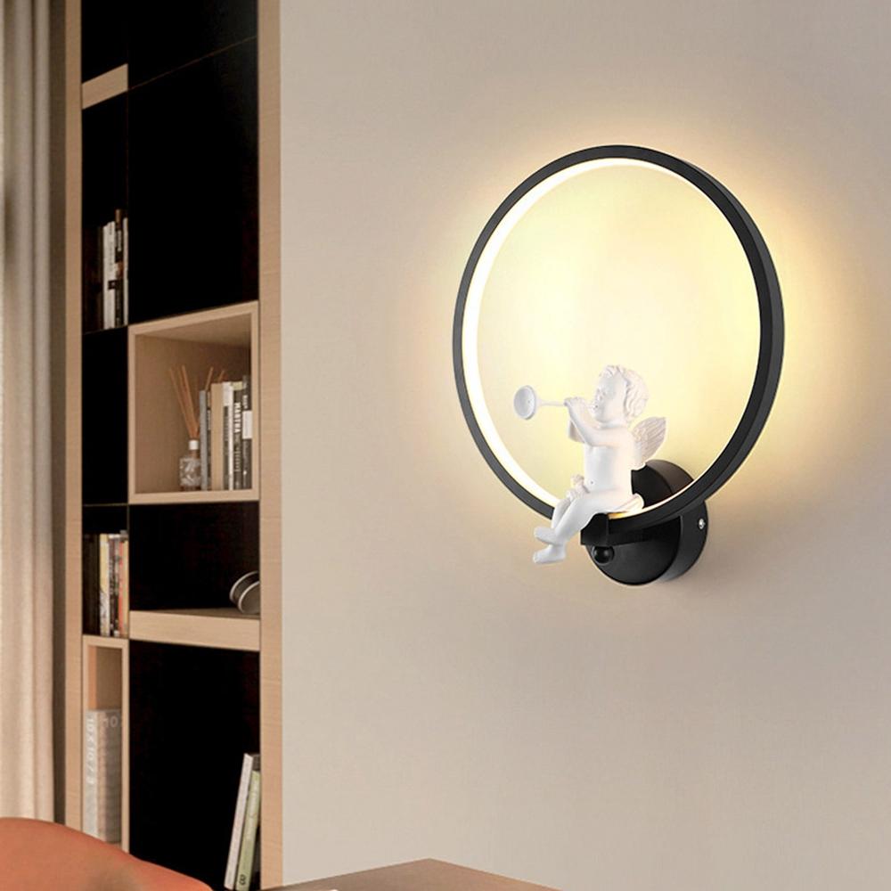 Moderne acryl Angel Light LED Lamp Nordic Led Belt Room Wall Decor