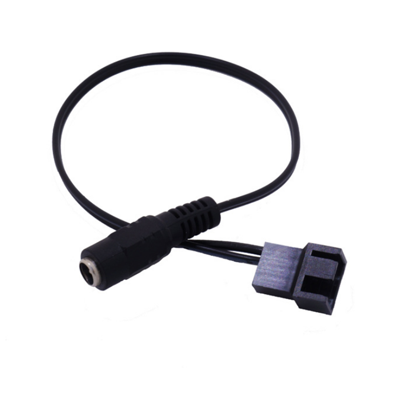 30cm DC5521 to 4Pin CPU Cooling Fan Power Cable Power Adapter Extension Lead Wire for Computer Heat 