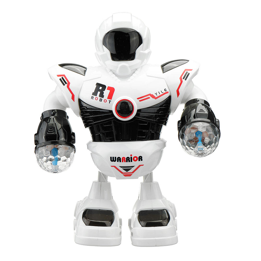 YILE R1 ABS Smart muziek dansen RC robot speelgoed met stralend licht cadeau voor kinderen