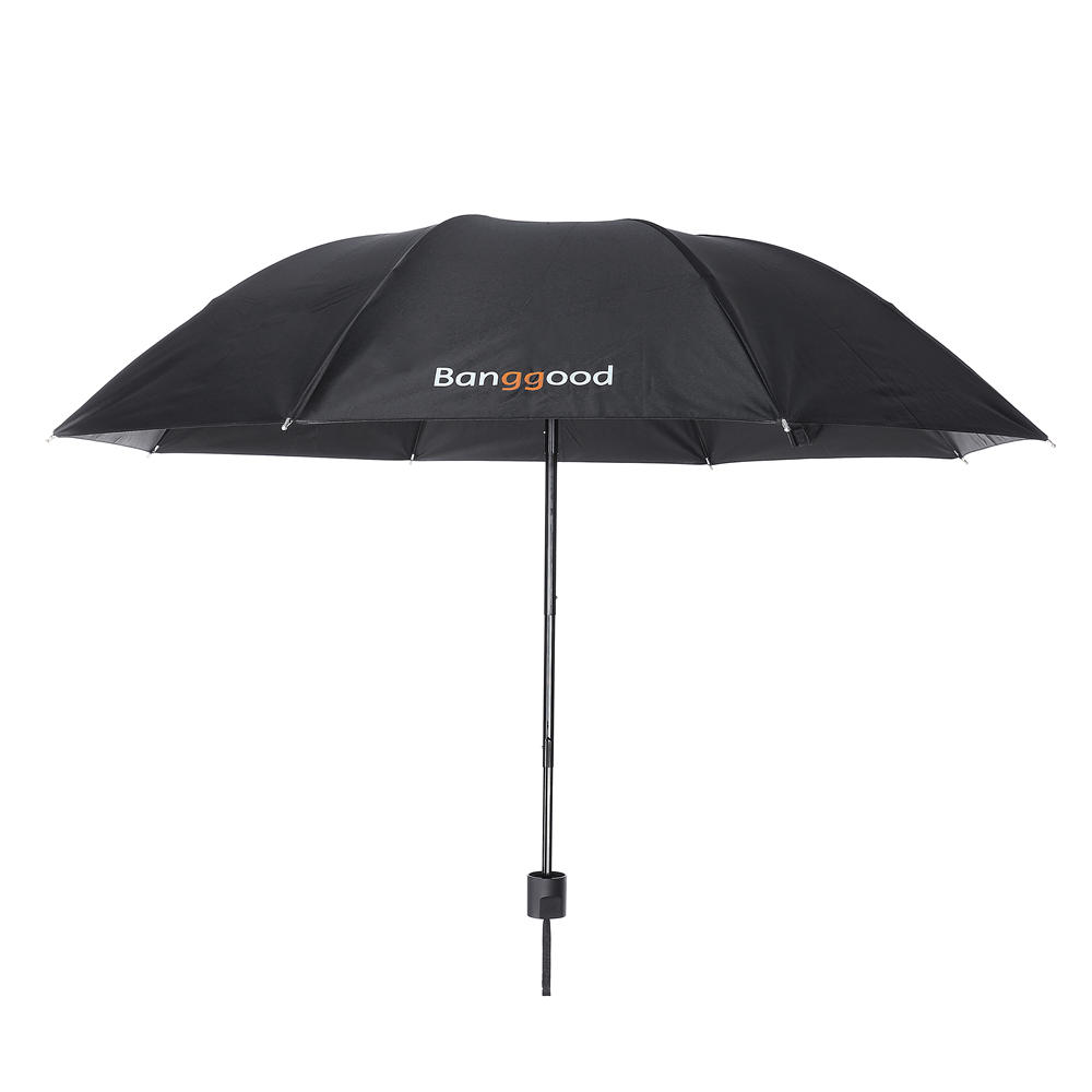 

Banggood Umbrella Portable Camping Waterproof Folding Sunshade Black