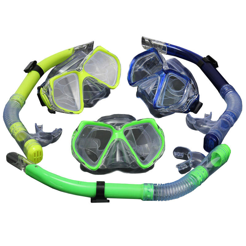 

Adult Scuba Diving Snorkel Set Dive Mask+Water Goggles Snorkeling Swimming Diving Suit Equipment
