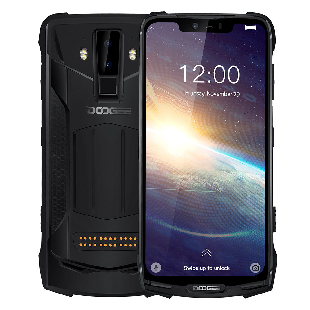DOOGEE S90 Pro Global Bands IP68 Waterproof 6.18 inch FHD+ NFC Android 9.0 5050mAh 16MP AI Dual Rear Cameras 6GB RAM 128GB ROM Helio P70 Octa Core 4G Smartphone  Smartphones from Mobile Phones & Accessories on banggood.com