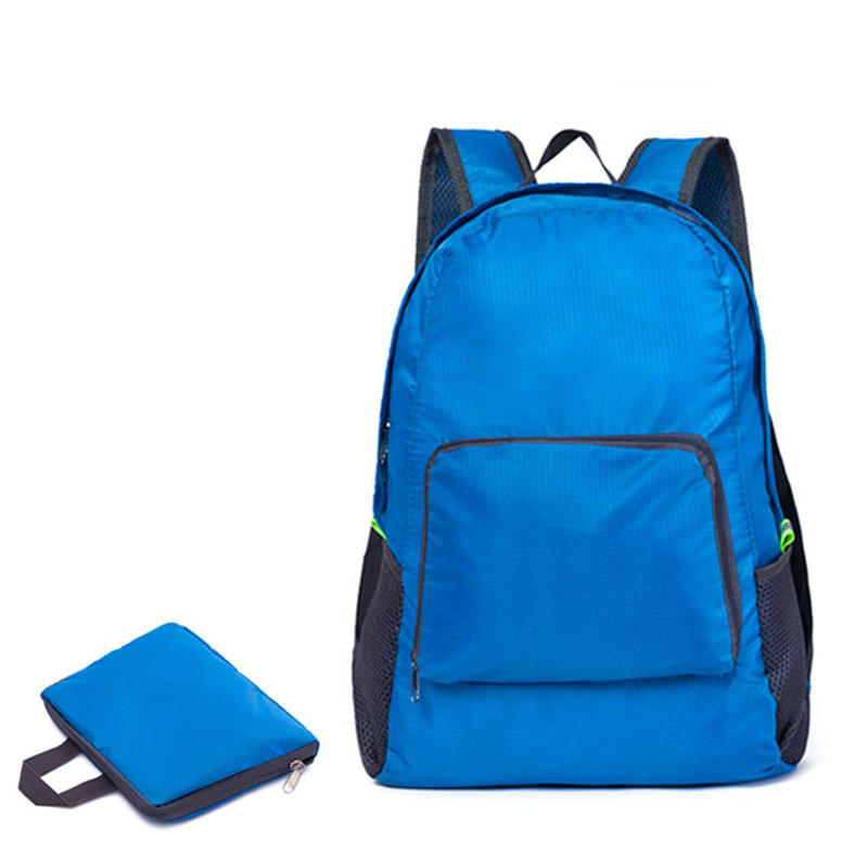 420D Polyester Waterproof Backpack Folding Sports Shoulder Bag Climbing Hiking Bag