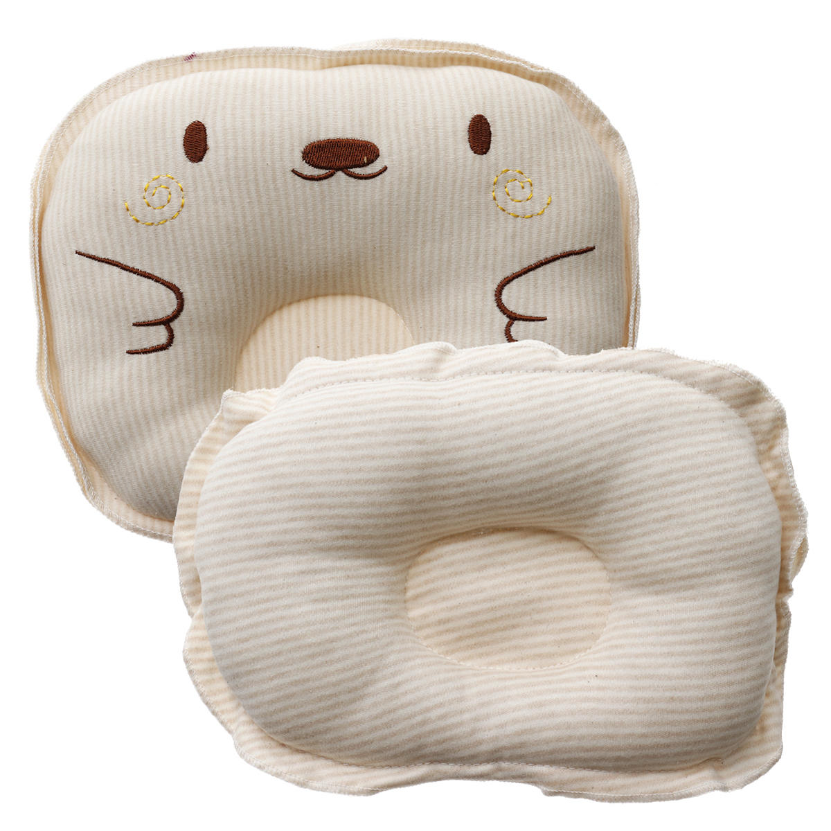 Baby Infant Newborn Memory Foam Pillow Prevent Flat Head Positioner Soft