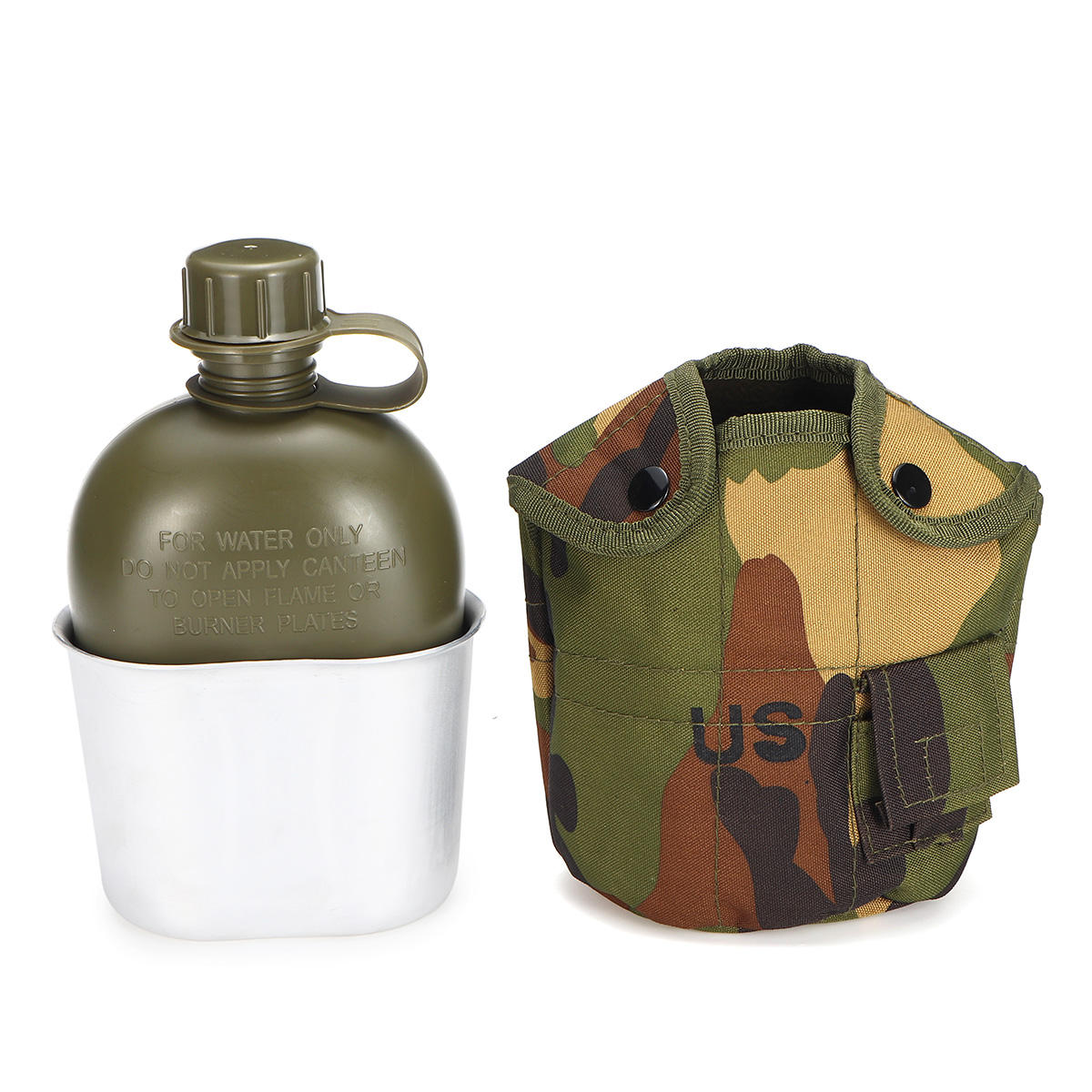

Твердый переплет алюминиевая тактическая армейская бутылка с водой