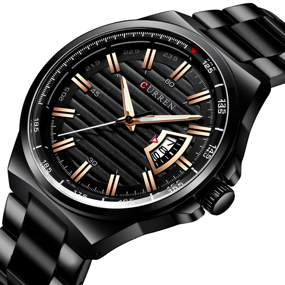 

CURREN 8375 Business Style Luminous Display Men Wrist Watch Date Display Quartz Watch