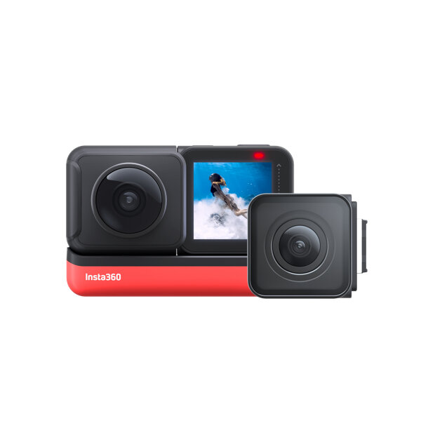 Insta360 ONE R Edition sportcamera 5,7K 360 ? panoramisch IPX8 waterdichte GPS-geactiveerde statisti