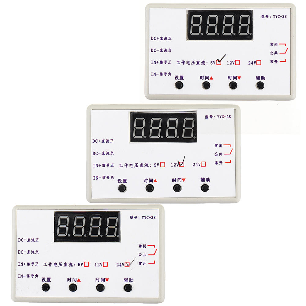 

5V / 12V / 24V LED Display Adjustable Timer Relay Automation Control Switch Module
