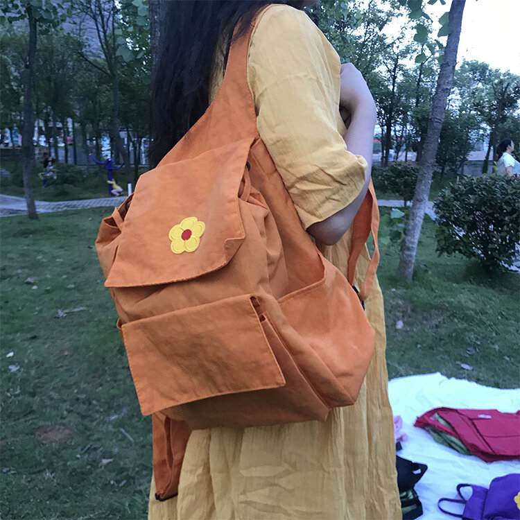 Outdoor Nylon School Bag Przenośna plecak podróżna na ramię