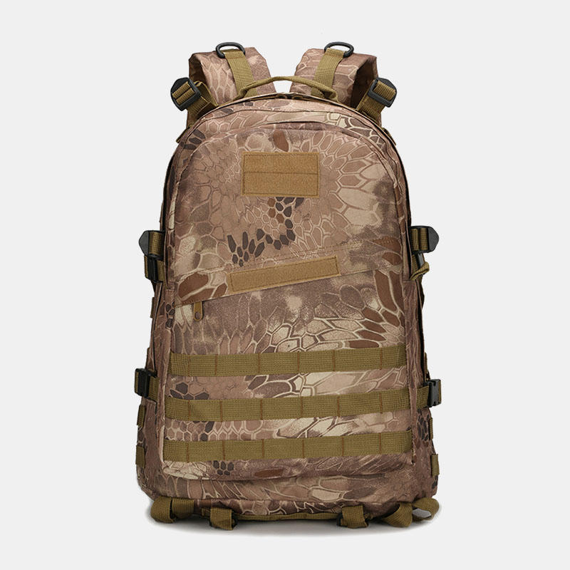 MenThree-level Backpack Mountaineering Shoulder Camouflage Waterproof Tactical Bag 3D Backpack