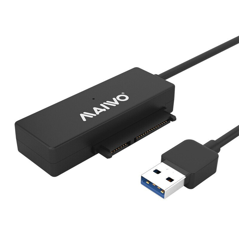 

Maiwo K10435A Адаптер кабеля преобразователя жесткого диска USB 3.0 в SATA Поддерживает UASP SATA I II III для 2,5-дюймо