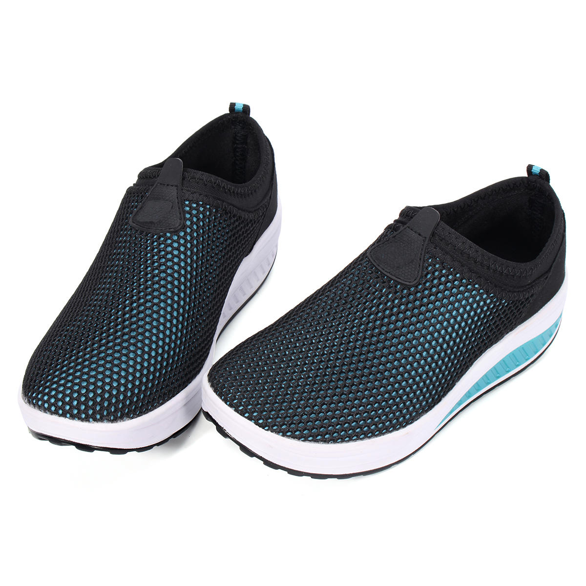 Γυναικεία παπούτσια Plus Με αναπνεύσιμο πλέγμα Slip-on Vulcanize Παπούτσια Γυναικεία Ultralight Sneakers