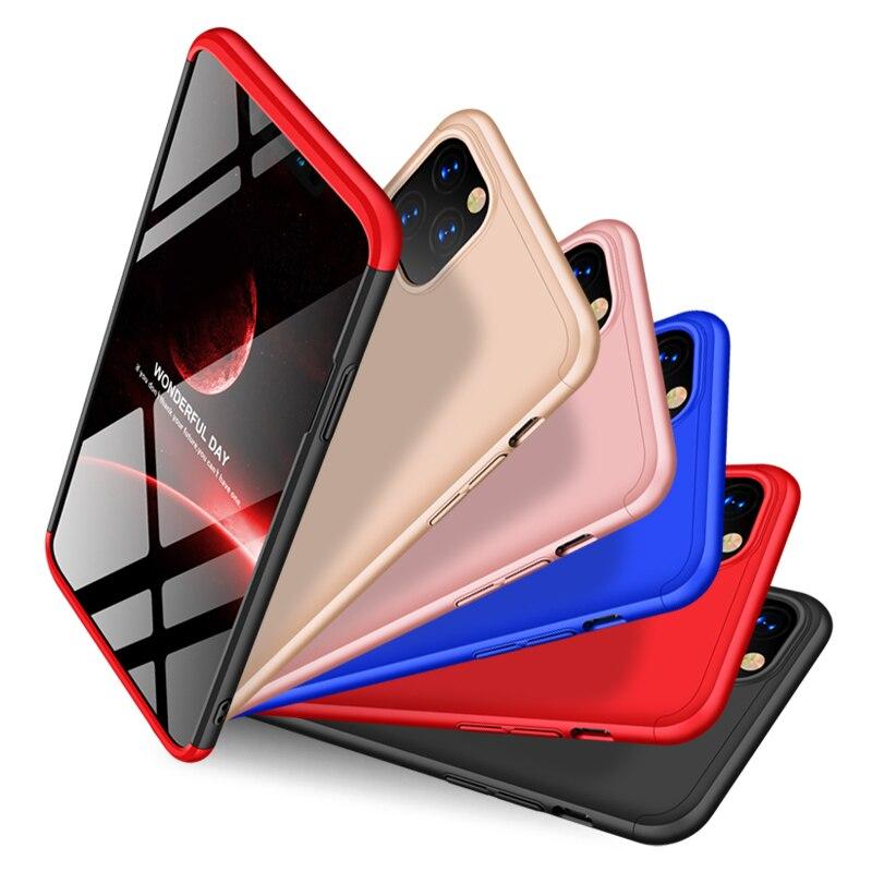 

Bakeey 3 in 1 Double Dip Frosted 360° Full Body PC Full Protective Case for iPhone 11 Pro 5.8 inch