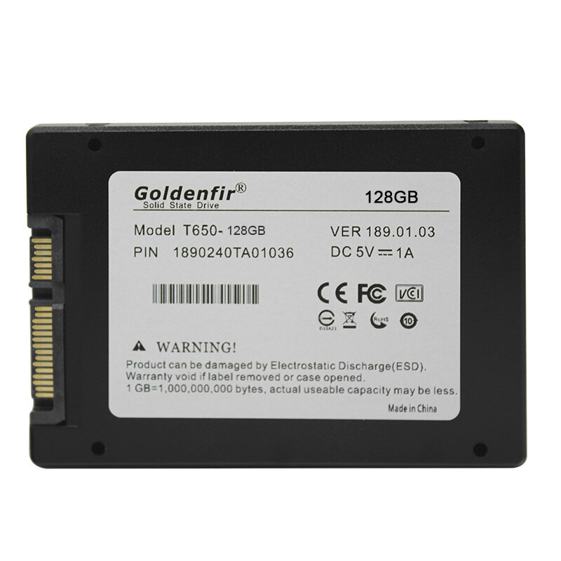 Goldenfir 2.5インチSATA3.0 SSD 128GB / 256GB / 512GB / 1TBラップトップ用ソリッドステートドライブ