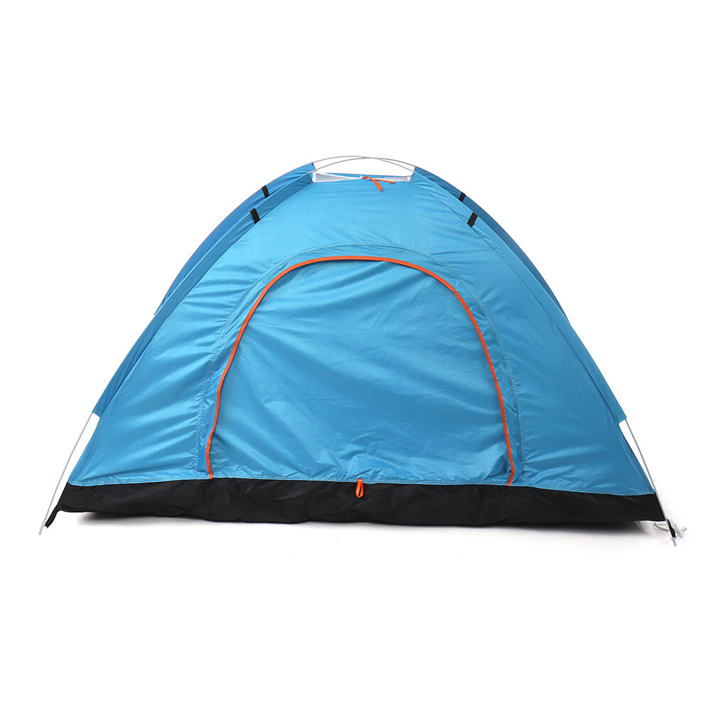 自動インスタントポップアップテント1-2人オックスフォードキャンプテント旅行ハイキングサンシェードオーニング