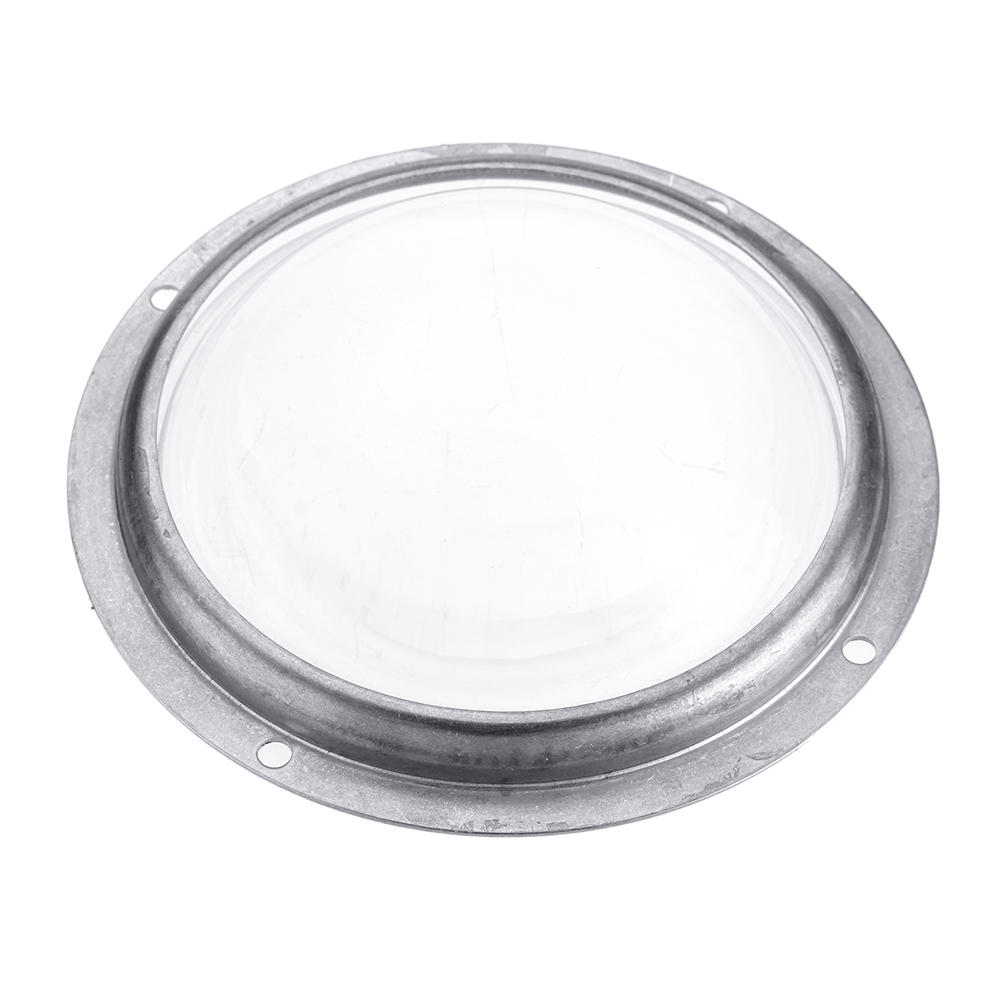 100MM Waterproof 60 Degree Optical Glass Lens Aluminum Ring Plastic Circle For 20W 100W High Power LED Chip
