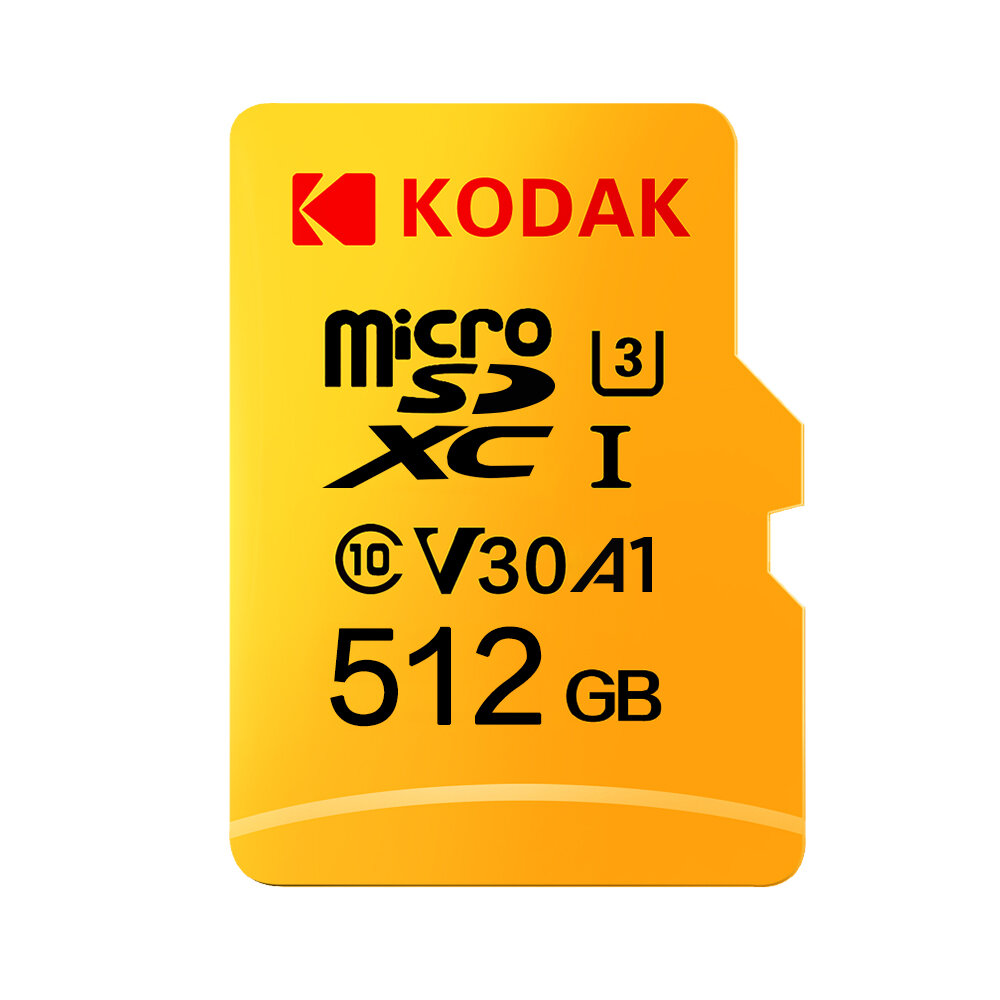 Karta pamięci 512GB Kodak U3 V30 za $81.19 / ~319zł