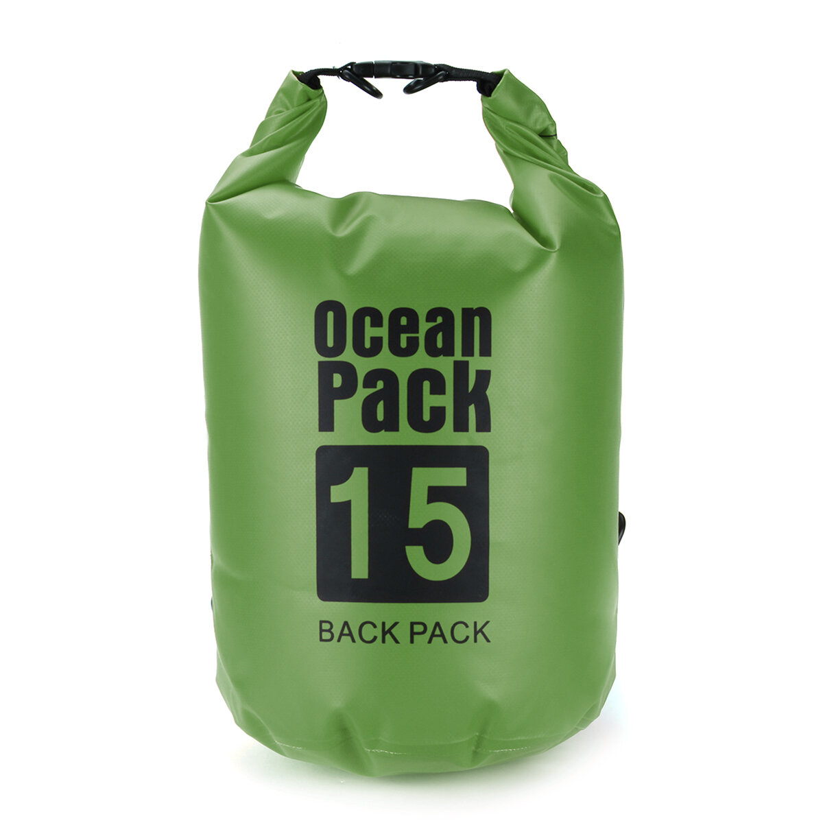 IPRee® 6 Größen Dry Sack Bag 2/5/10/15/20/30L Wasserdichter Dry Bag Sack für Kajak Canoeing Outdoor Camping Pouch Pack Aufbewahrungstaschen Army Green