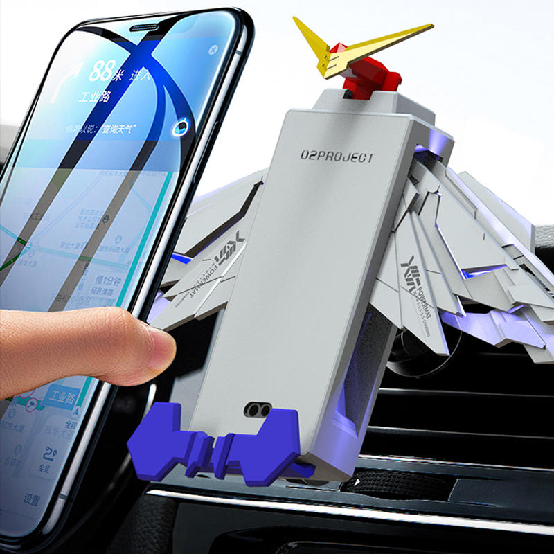 Bakeey Wings Folding Qi Draadloze oplader Slim oplaadpad voor Samsung Note 8 S8 + iPhone X 8 Plus
