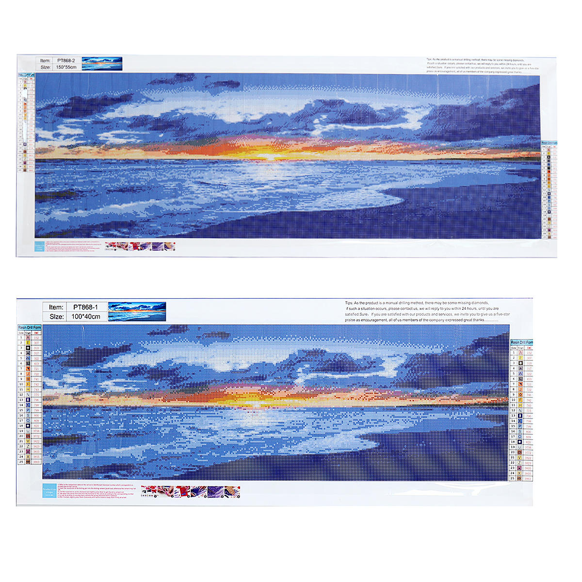 

Full Drill 5D Diamond Paintings Tool Sunset Sea Embroidery Canvas Home Art DIY Decorations