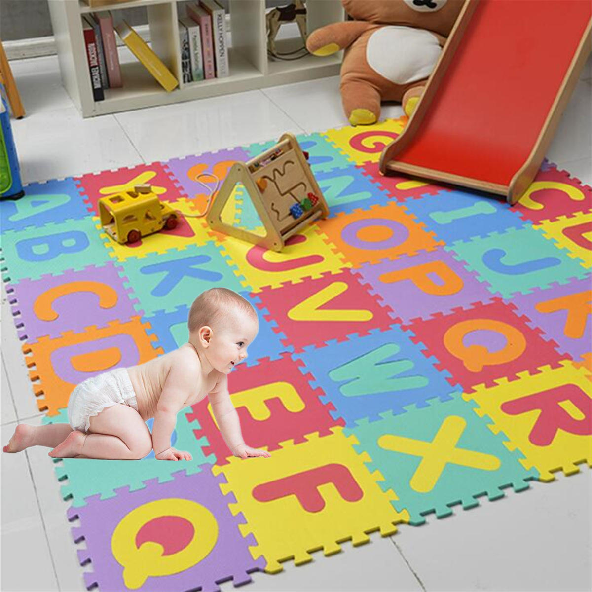 Baby Play Mat Floor Puzzle Baby Foam Kids Soft Crawling Toddler