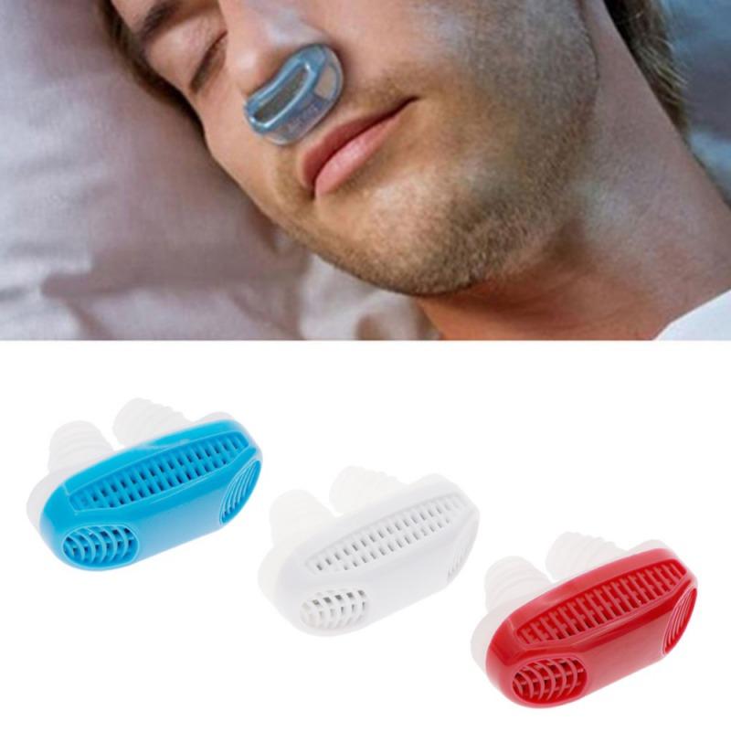 Anti Snore Device Ventilation Breathing Nose Silicone Clip Nose Breathing Apparatus Portable Travel Sleeping Snoring Sto