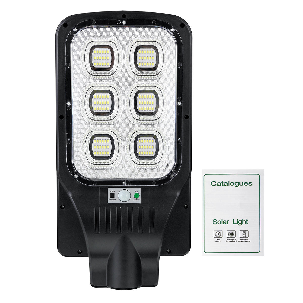 

108LED 10000mAh Батарея Солнечная Уличный свет Кнопка управления светом управления Дистанционное Управление