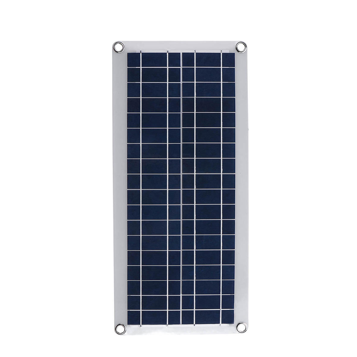 12V 30W IP65 Waterproof Polycrystalline PET Solar Panel with 4xSuckers+Cables for 5V USB Output