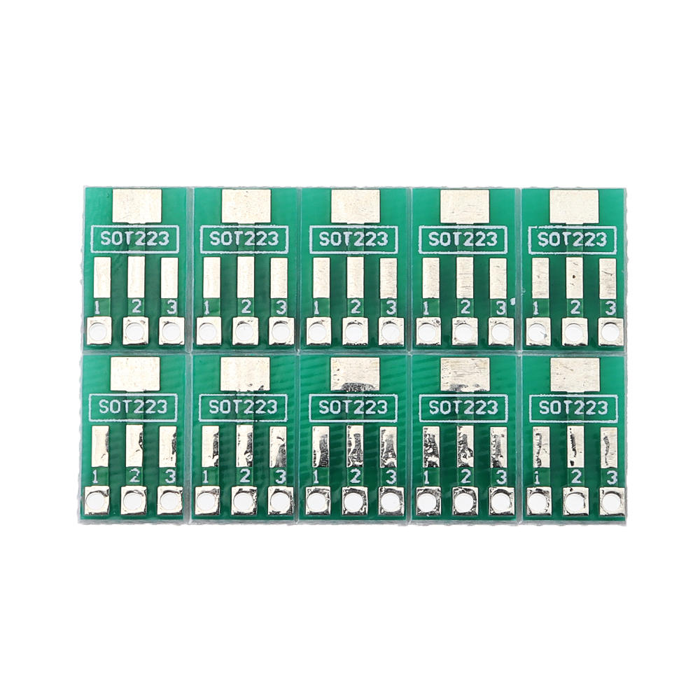 SOT89 / SOT223 para SIP Placa de adaptador de transferência de remendo SIP Pitch 2.54mm PCB Tin Plate