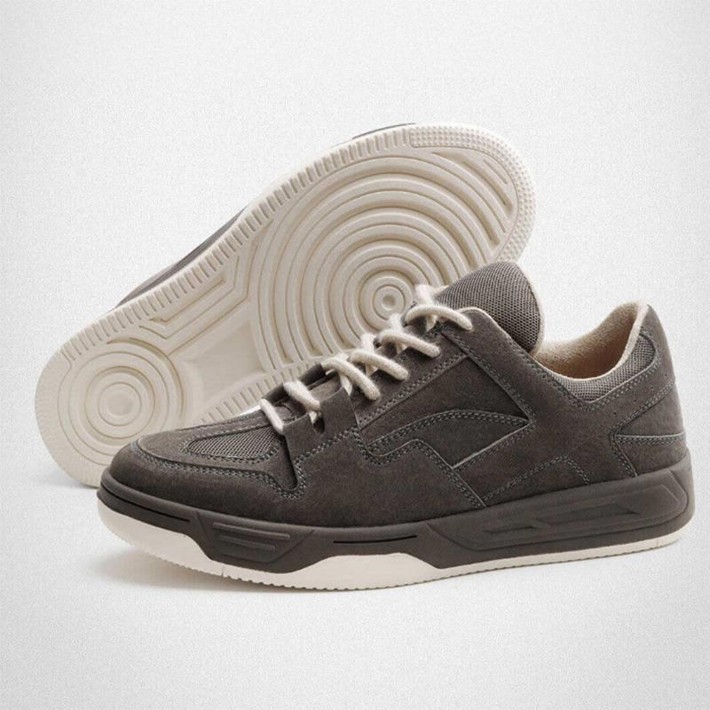 [FROM ] MAISHI Genuine Leather Retro Men Casual Shoes Non-slip Cork Insole Sneakers