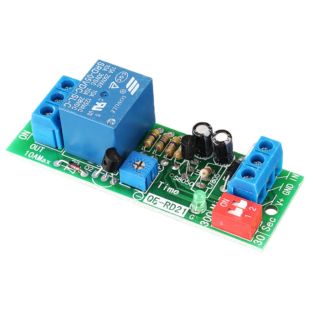 QF-RD21 5V Power-off Delay Disconnect Relay Module Timer Delay Switch Module