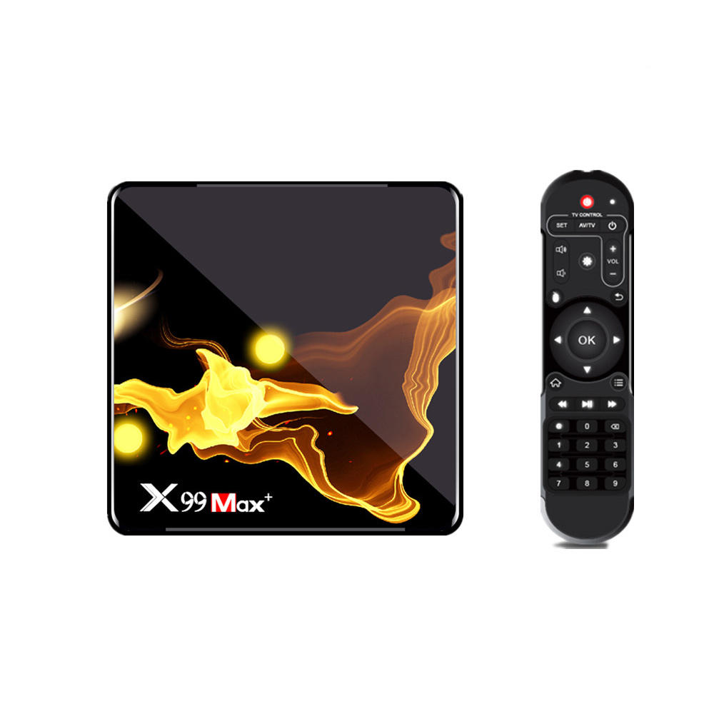 

X99 Max Plus Amlogic S905X3 4GB RAM 32GB ROM 1000M LAN 5G WIFI bluetooth 4.1 Android 9.0 4K 8K TV Box