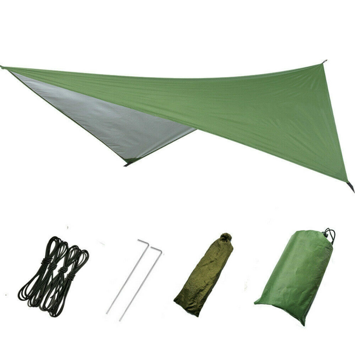 Grande tente de camping imperméable, abri de hamac, abri léger contre la pluie