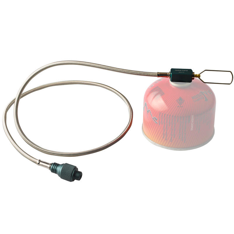 IPRee® 58 / 108cm Campingkochherd Edelstahl Tube Gasbehälter-Konverterverlängerung Tube