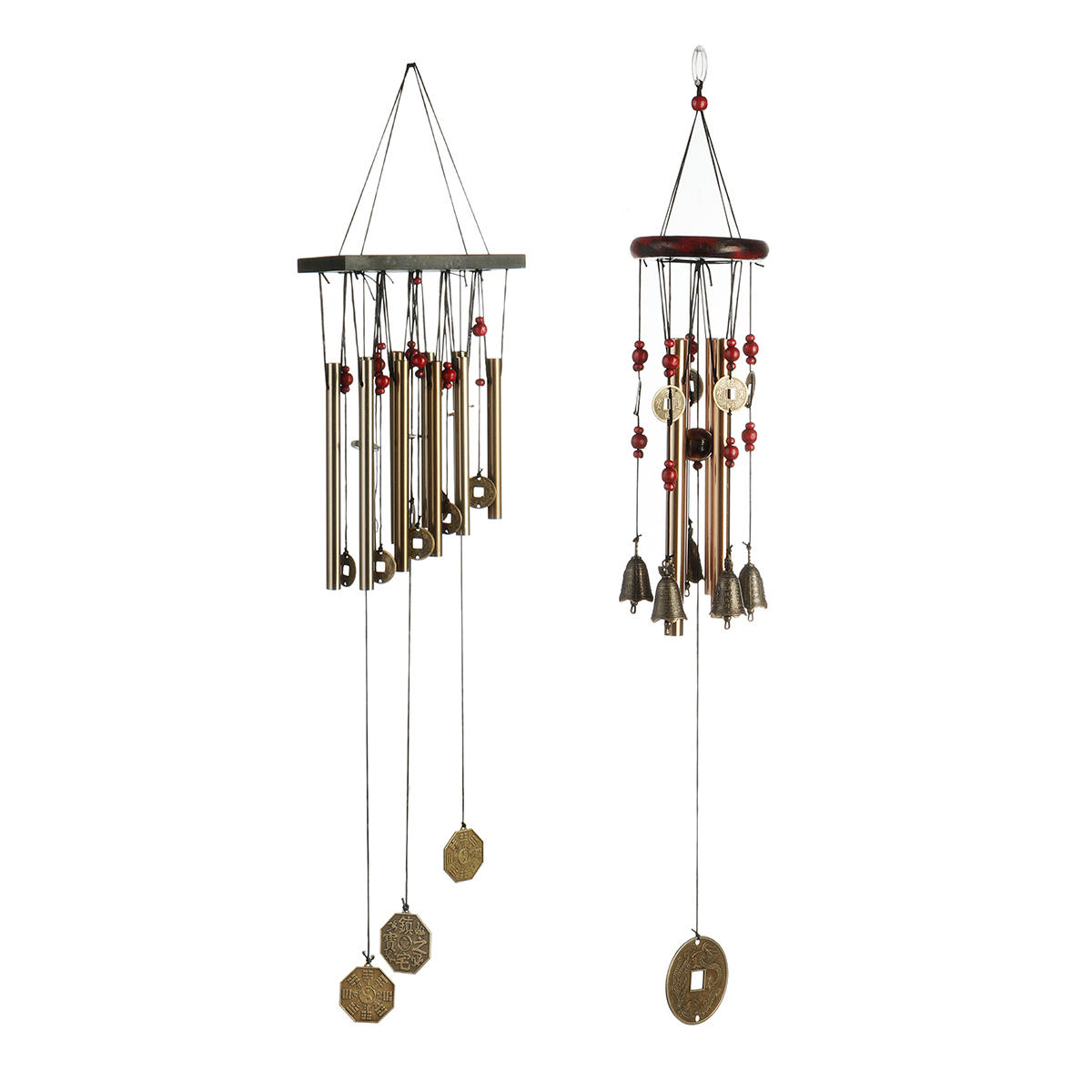 

2 Sizes 4 Tubes/10 Tubes Outdoor Amazing Antique Wind Chimes Outdoor Yard Bells Garden Hanging Decorations Gifts