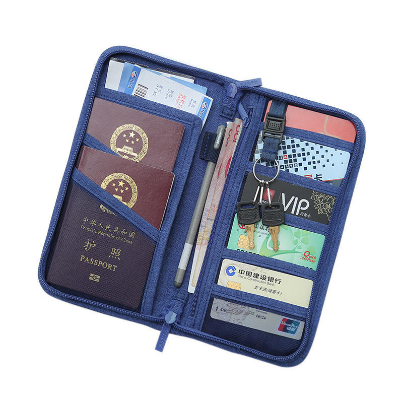 IPRee®パスポートIDクレジットカードホルダーパッケージビルノートオーガナイザーウォレットストレージバッグ 
